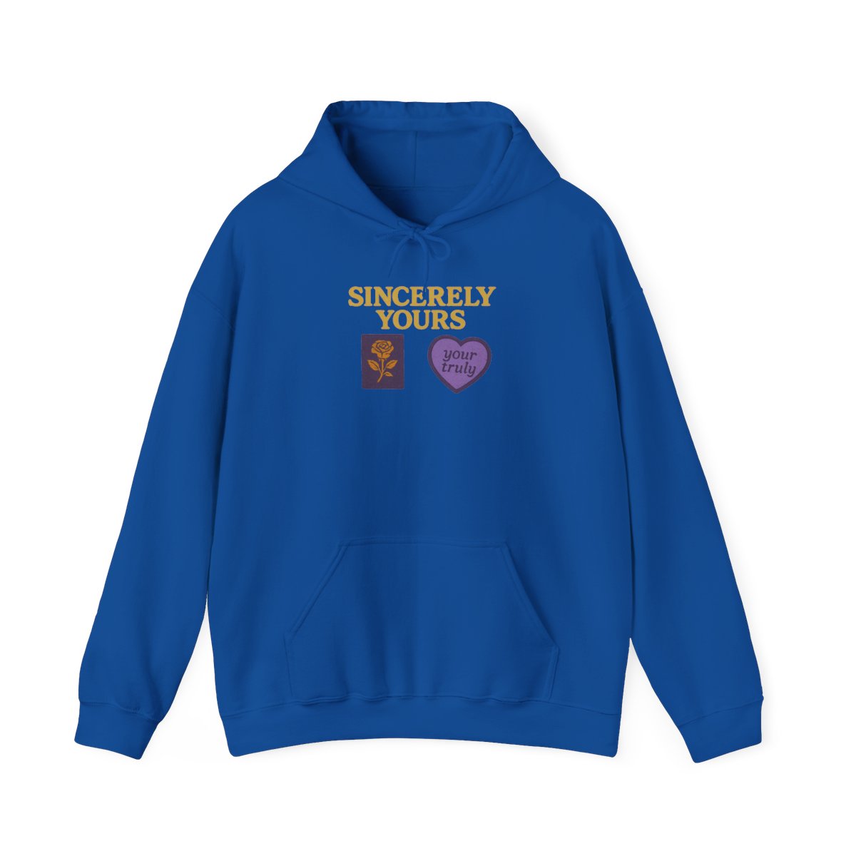 Sincerely Yours Patchwork Embroidered Hoodie - alternate angle 5, merchandise