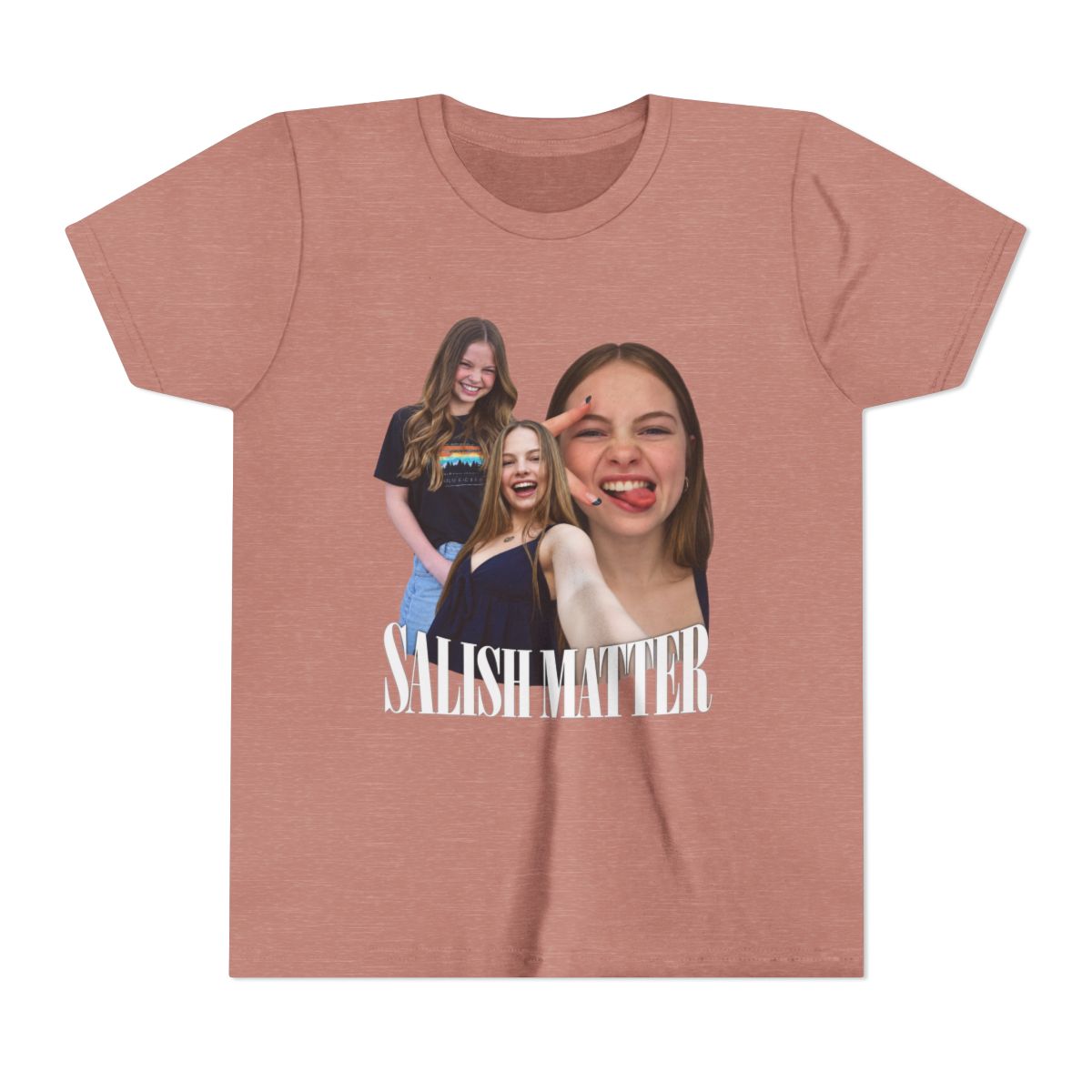 Salish Matter Retro Graphic Tee for Kids - alternate angle 3, merchandise