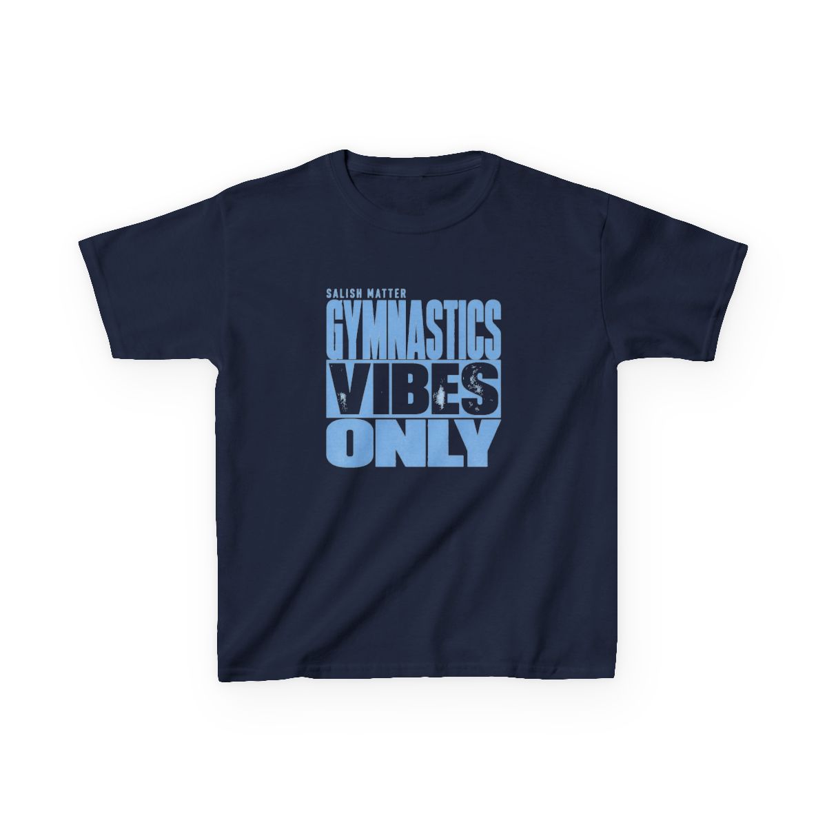 Gymnastics Vibes Only Salish Matter Unisex Kids Tee - alternate angle 5, merchandise