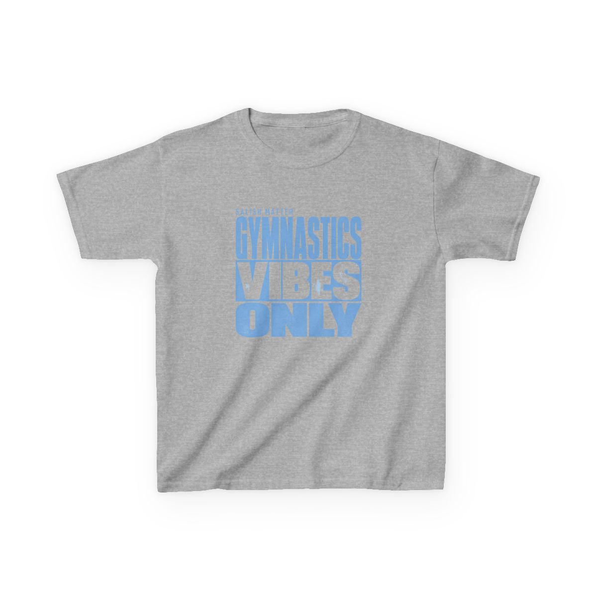 Gymnastics Vibes Only Salish Matter Unisex Kids Tee - alternate angle 3, merchandise