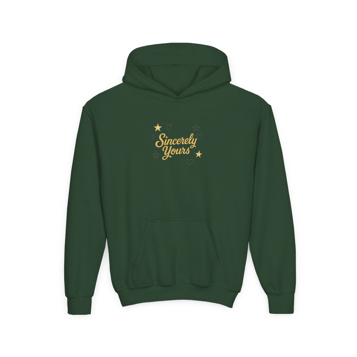 Stars and Hearts Kids Hoodie by Sincerely Yours - alternate angle 3, merchandise