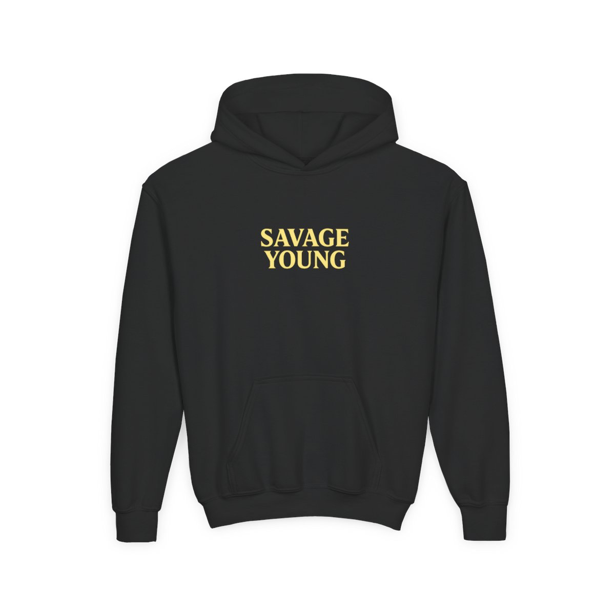 Sincerely Yours Embroidered Pale Yellow Kids Hoodie, Cozy Casual Gift