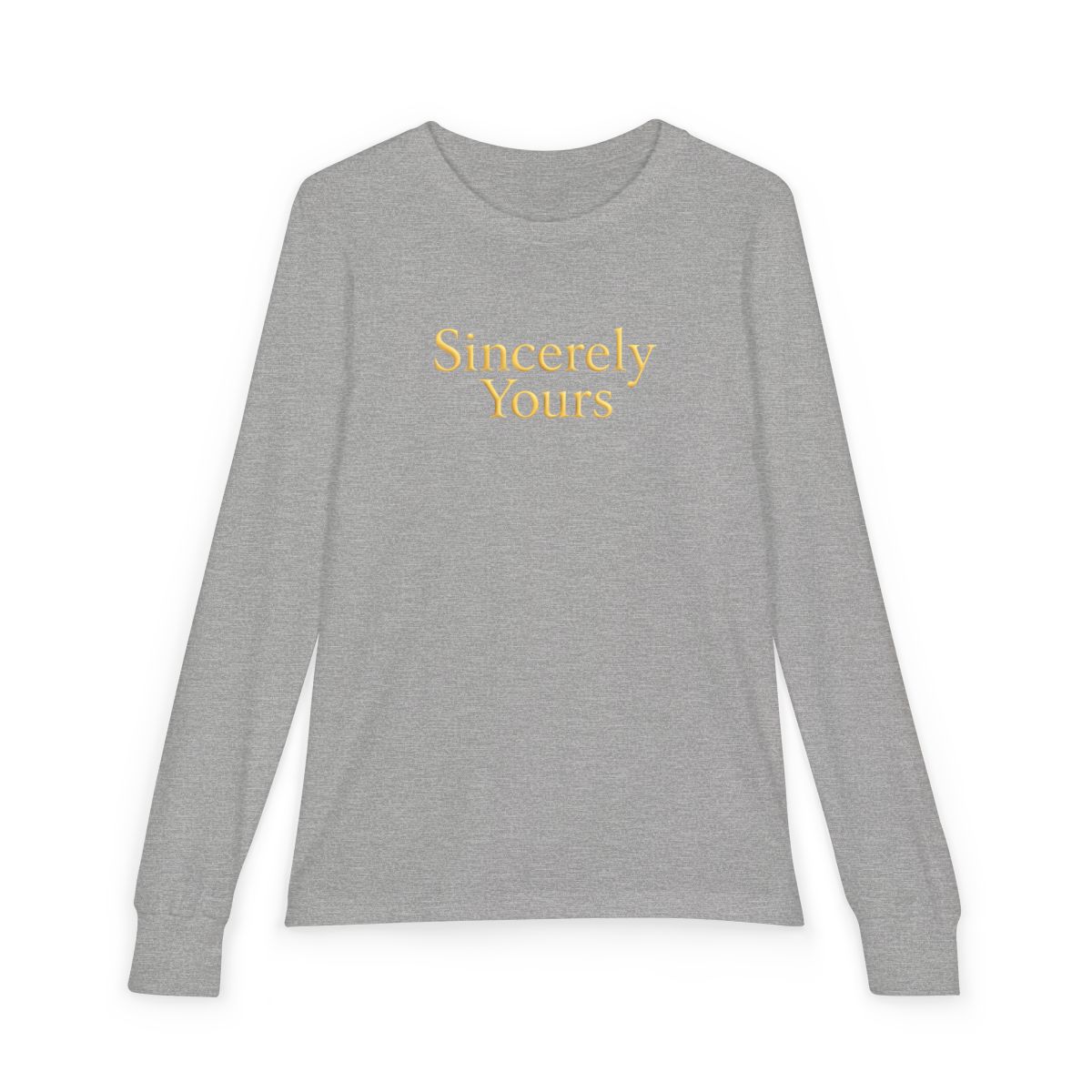 Sincerely Yours Pale Yellow Kids Hoodie with Chest Text and Sleeve Patch - alternate angle 4, merchandise